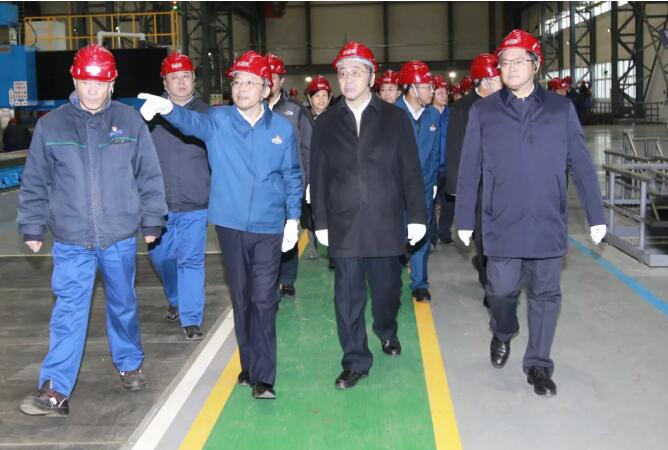 雷凡培、楊金成到渤船集團調(diào)研